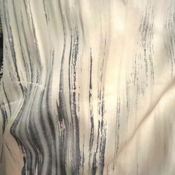 New! Diane Von Furstenberg brown and ivory feather silk dress, size 6 - Picture 10 of 10